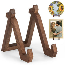 Wooden Recipe Book Stand CD Record Plate Display Shelf Tabletop Photo Frame Ipad Rack Table Easel Cookbook Holder For Kitchen