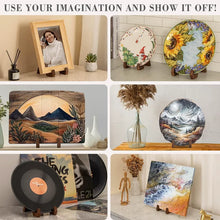 Wooden Recipe Book Stand CD Record Plate Display Shelf Tabletop Photo Frame Ipad Rack Table Easel Cookbook Holder For Kitchen