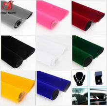 20cm x 145cm Self-adhesive Velvet Flock Liner Jewelry Drawer Fabric Sticker Wallpaper MultiColor DIY Craft