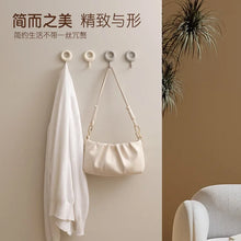 4PCS Self Adhesive Wall Hook Strong Without Drilling Coat Bag Bathroom Door Kitchen Towel Hanger Hooks Home Storage Accessories